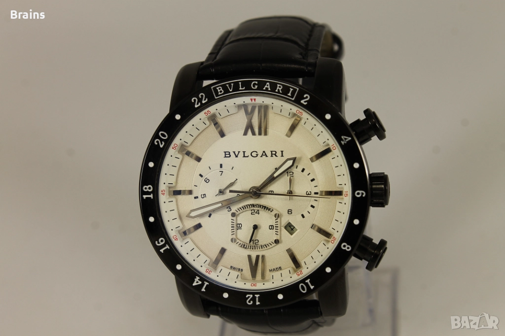 Мъжки Ръчен Хронограф BVLGARI Automatic НОВ, снимка 1