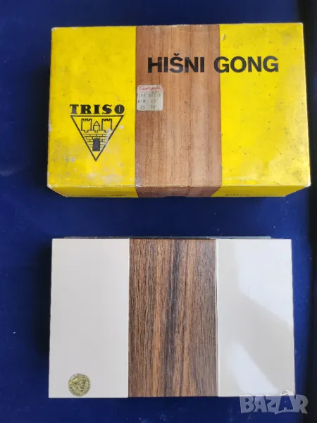  Гонг - електрически звънец, нов, на фирма Triso, Словения и гонг-звънец "Соловей М"- СССР на 220 v, снимка 1