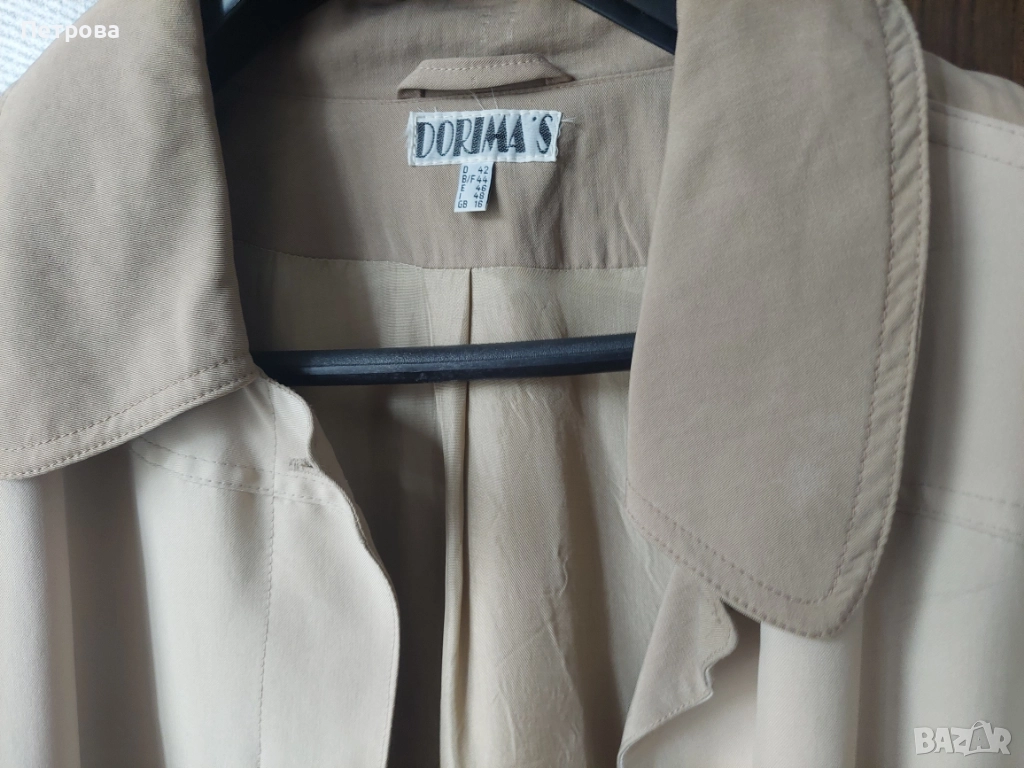 Елегантен дамски шлифер, модна къща Dorima, снимка 1