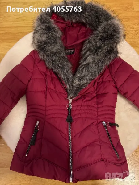 Червено дамско яке, снимка 1