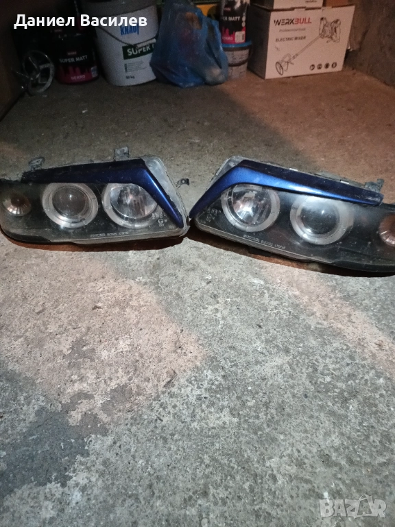 Тунинг фарове ангелски очи и спортни пружини за опел астра ф opel asta f tuning, снимка 1