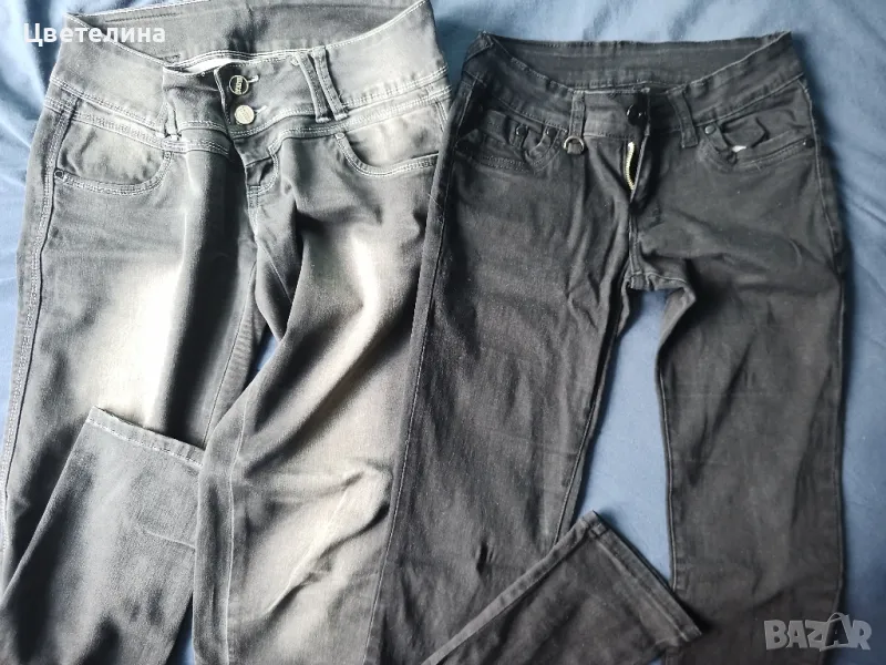 Дънкови панталони 26-27, снимка 1