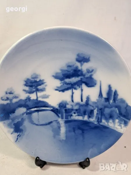 немска порцеланова декоративна чиния 22/2, снимка 1