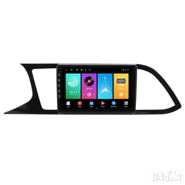 Мултимедия, Двоен дин за SEAT LEON, Андроид, 9", кола, 2 Дин навигация за СЕАТ ЛЕОН плеър с Android, снимка 1