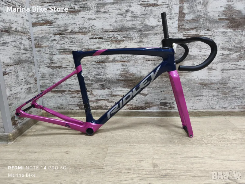 НОВА карбонова шосейна рамка Ridley Liz SLiC Disc, размери XS и S, снимка 1