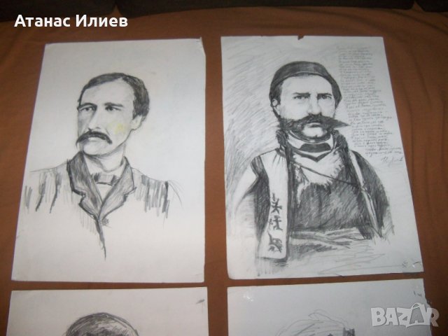 Лот портрети на български революционери, графики, снимка 2 - Картини - 38817361