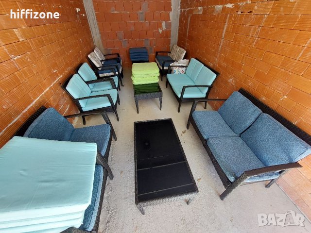 Комплект диван , маса и два стола, снимка 4 - Друго търговско оборудване - 35929529