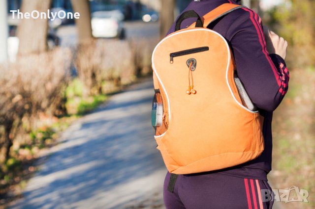 Мини Раница, оранж, снимка 2 - Раници - 42660416