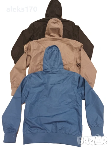 Големи размери - черно, кафяво и синьо, снимка 2 - Якета - 53250958