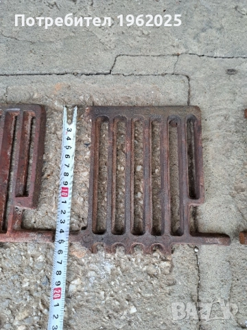 Соц Стара Чугунена Скара За Стара Печка., снимка 8 - Отоплителни печки - 51636894