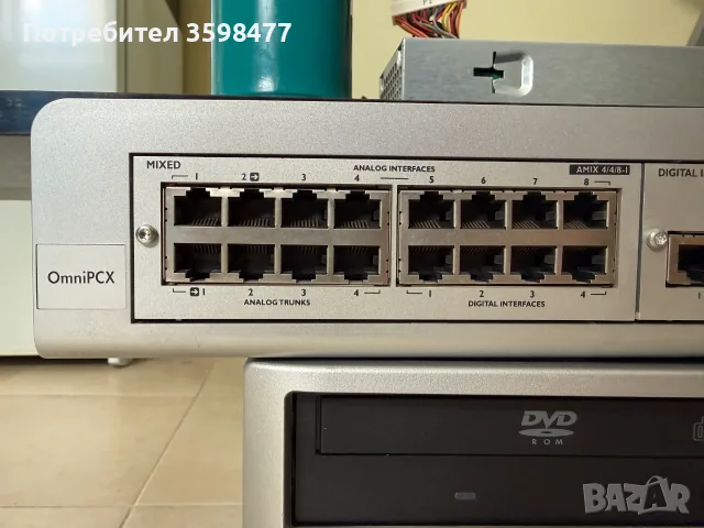 телефонна IP централа Alcatel Lucent OmniPCX и три телефона, снимка 3 - Стационарни телефони и факсове - 55950034