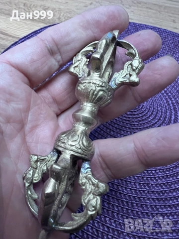 Антични тибетски амулети ваджра (дордже), снимка 4 - Антикварни и старинни предмети - 53237417