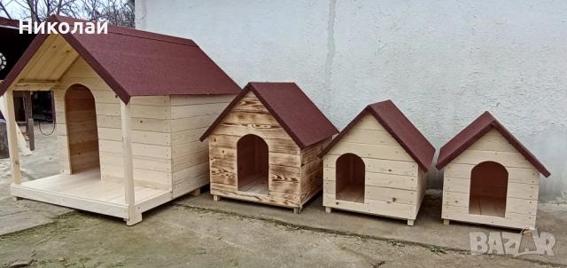 Дървена къща за кучета , средни и големи породи кучета , къща куче от дърво, кучешка къща , снимка 4 - За кучета - 53701870