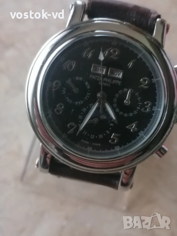 PATEK PHILIPE GENEVE AUTOMATIC МЪЖКИ РАБОТЕЩ , снимка 2 - Антикварни и старинни предмети - 53295320