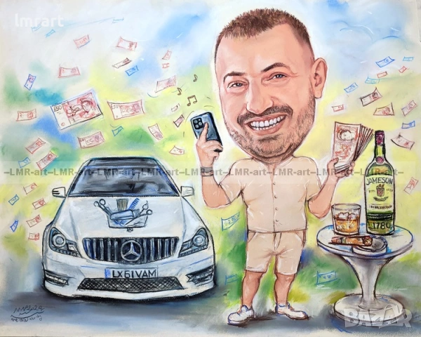 Рисувам ръчно КАРИКАТУРИ , ШАРЖ, снимка 6 - Картини - 53106665