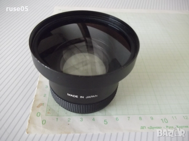 Видеоконвертор "0,7X VIDE CONVERTER" японски нов, снимка 4 - Обективи и филтри - 52030413