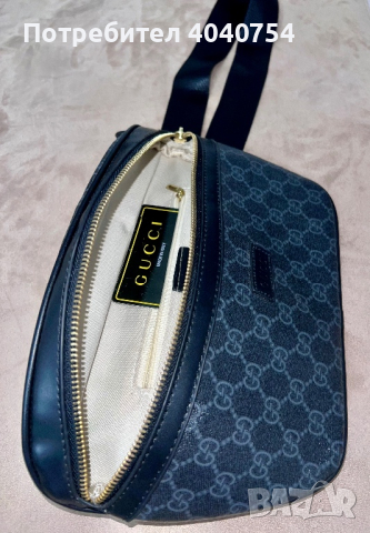 Мъжка чанта за през рамо Gucci, снимка 3 - Чанти - 44913667