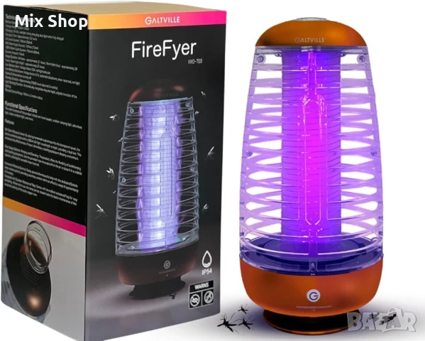 Нова UV Светлина лампа за Ловене на Насекоми за Вътрешно и Външно Ползване