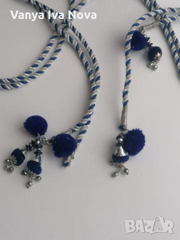 Уникални Gioseppo сандали с пискюли + подарък блузка в подходящо синьо, снимка 15 - Сандали - 35957507