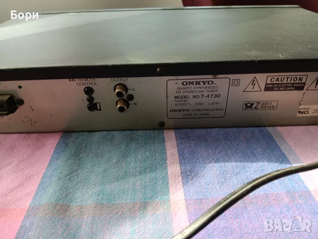ONKYO T 4730 Стерео тунер, снимка 6 - Радиокасетофони, транзистори - 49039773