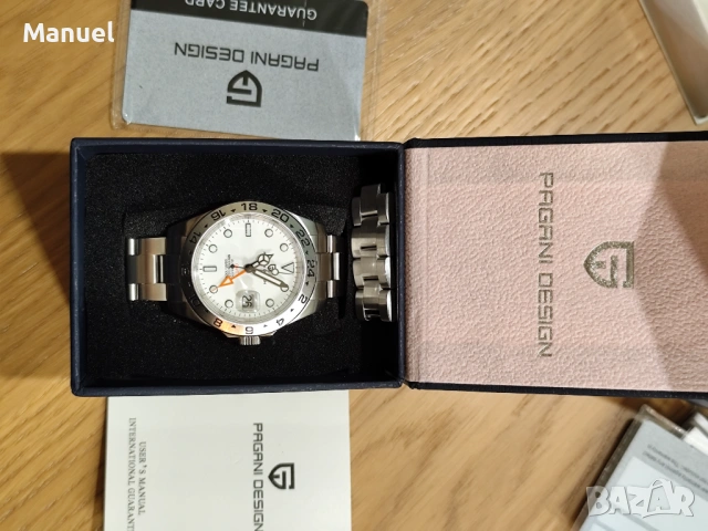 PAGANI DESIGN PD-1682 GMT, снимка 7 - Мъжки - 53373683