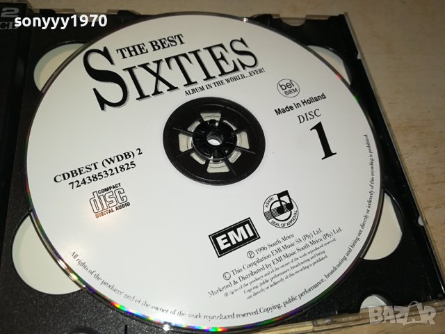 SIXTIES X2CD EMI MADE IN HOLLAND 1810231118, снимка 17 - CD дискове - 42620610