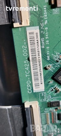TCON BOARD CCPD-TC425-002  Finlux 43-FFE-5130 Smart​ for 43inc DISPLAY VES430UNDP-N1-N42 , снимка 2 - Части и Платки - 42572917