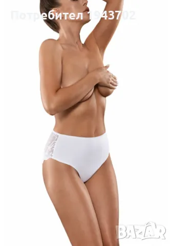 Бикини с дантела в бял цвят BBL149, снимка 1