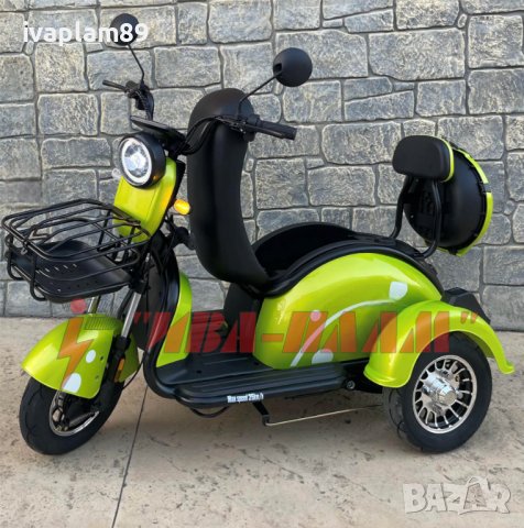 Електрическа Триместна триколка 750W, 48V,23A +задно задвижване чрез диференциал+ЛИЗИНГ, снимка 4 - Мотоциклети и мототехника - 42089084