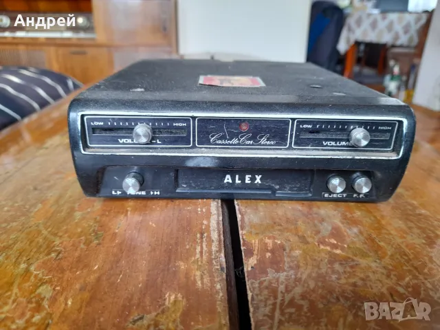 Стар автомобилен касетофон Alex, снимка 2 - Други ценни предмети - 49666733