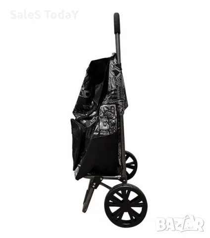 Пазарска количка, Сгъваема количка, Сиво32x27x84см, снимка 5 - Други стоки за дома - 43952410