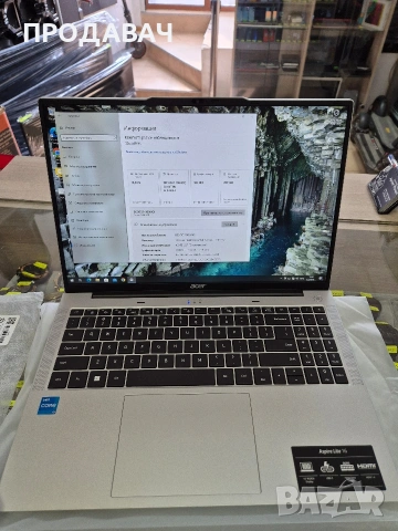 Acer Aspire lite 16, снимка 2 - Лаптопи за дома - 53720895
