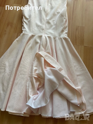 Рокля в бледо розово ., снимка 3 - Рокли - 52506768