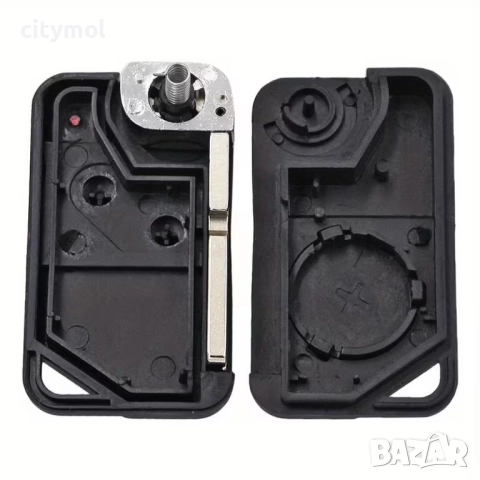 Кутийка  за ключ с 2 бутона, изкачащо острие HU109 за LAND RANGE ROVER Discovery Freelander Defender, снимка 4 - Аксесоари и консумативи - 52751122