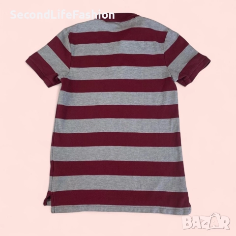 Винтидж тениска Nike Golf Polo на райета, размер M спортен стил, снимка 2 - Тениски - 52459870