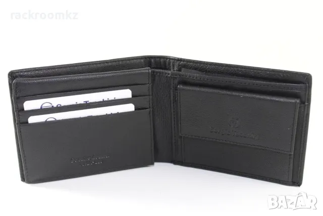 Мъжки портфейл от естествена кожа Sergio Tacchini , снимка 4 - Портфейли, портмонета - 48279898