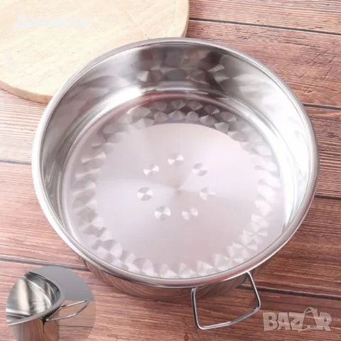 Тава с дръжки от неръждаема стомана, снимка 3 - Прибори за хранене, готвене и сервиране - 49335385