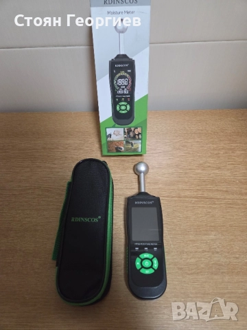 Чисто нов Професионален влагомер RDINSCOS MT68 – за дърво, бетон, стени и подове, снимка 1