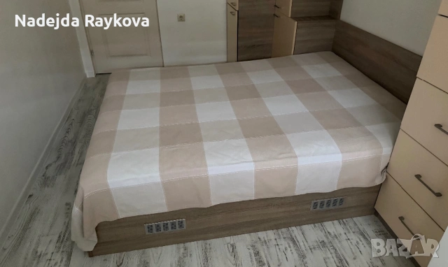 Спалня с матрак 140/190, снимка 3 - Спални и легла - 53291374