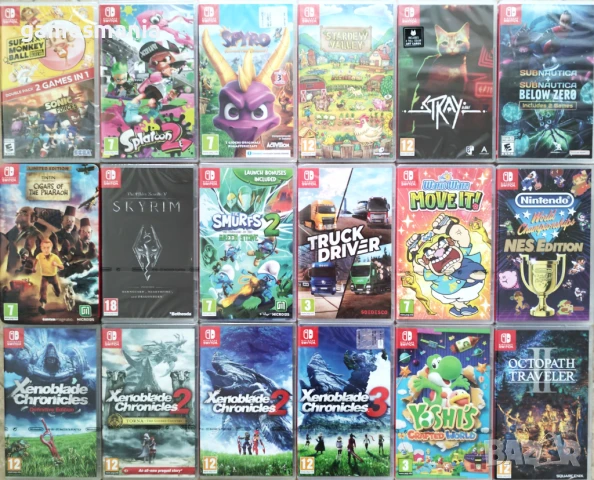 [NINTENDO Switch] ! СУПЕР Цени/ 150 Чисто нови игри/ Експресна доставка, снимка 2 - Игри за Nintendo - 51064967