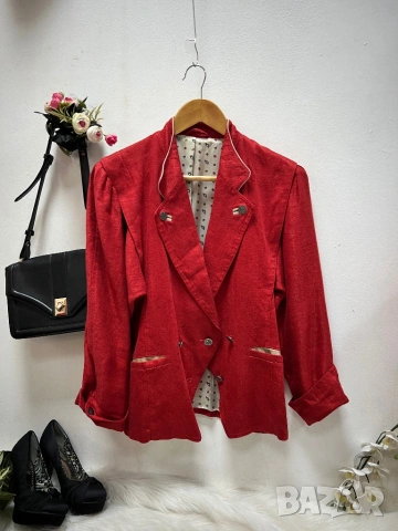 Ленено винтидж сако