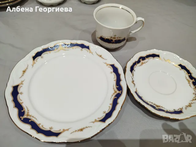 Елегантен порцеланов сервиз  MITTERTEICH Bavaria - 20 части, снимка 7 - Сервизи - 49079812