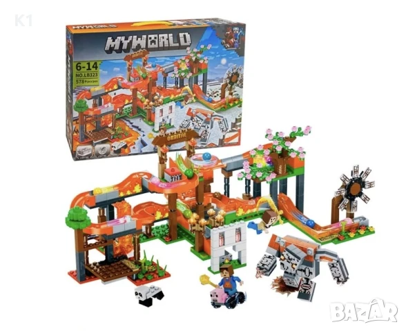 Голям Конструктор Майнкрафт 578 части, Minecraft, снимка 1