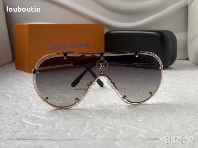 Louis Vuitton 2023 висок клас мъжки слънчеви очила маска, снимка 3 - Слънчеви и диоптрични очила - 38976897