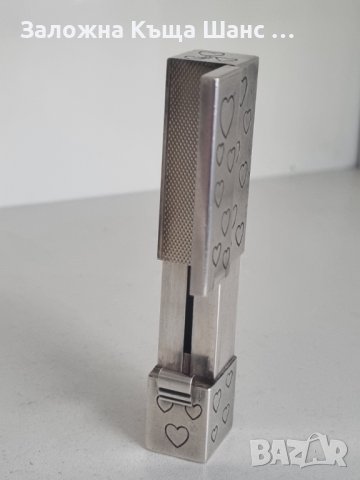 Vintage сребърна кутия за червело 925 S, снимка 5 - Антикварни и старинни предмети - 41742454