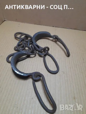 Соц Стари Ръчно Ковани Букай., снимка 3 - Антикварни и старинни предмети - 48696631