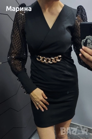 Дамска официална/елегантна рокля, снимка 2 - Рокли - 52666526
