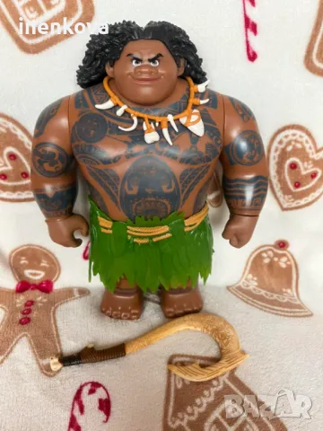 Кукла Мауи 27 см. от Смелата Ваяна (Моана) Хасбро, снимка 8 - Кукли - 43179897