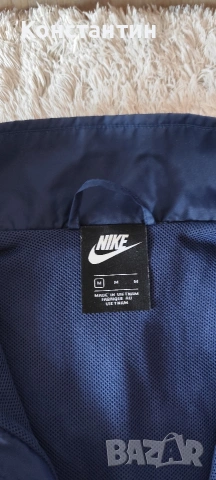 Nike Navy яке горнище размер М, снимка 6 - Спортни дрехи, екипи - 53848129