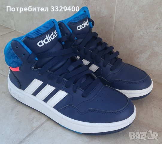 Маратонки Adidas-35.5n-HOOPS-детски, снимка 4 - Детски маратонки - 44443556